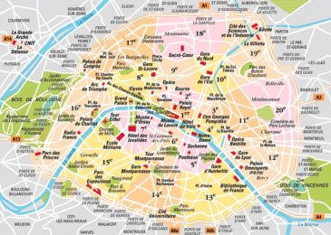 Mappa di Parigi (la città)